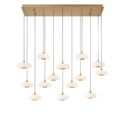 Adelfia Rectangular LED Chandelier