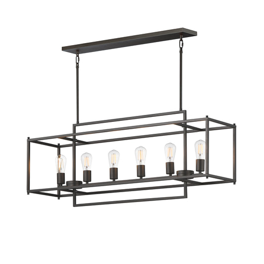 Gridline 6-Light Linear Pendant