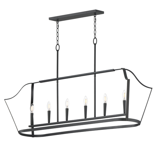 Arden 6-Light Linear Pendant