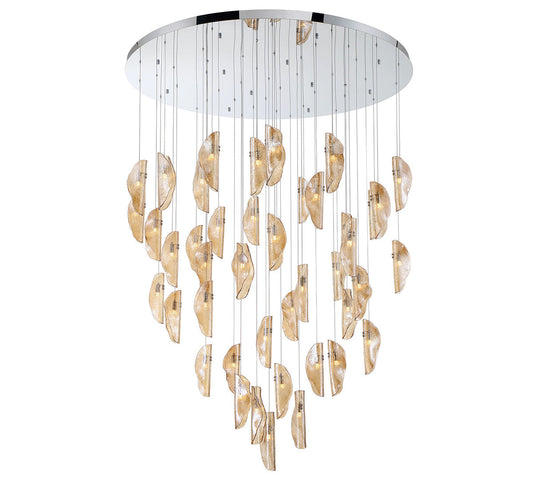 Sorrento 45 light LED Grand Chandelier Clear