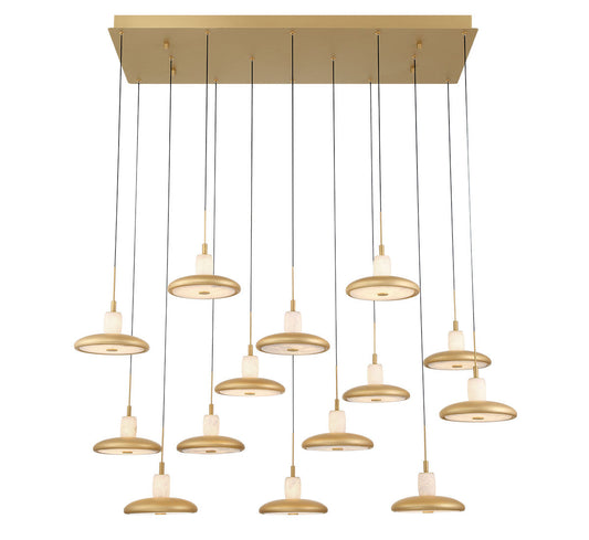 Mantova Rectangular LED Chandelier