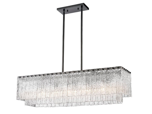 Glacier 42.75-in Linear Chandelier