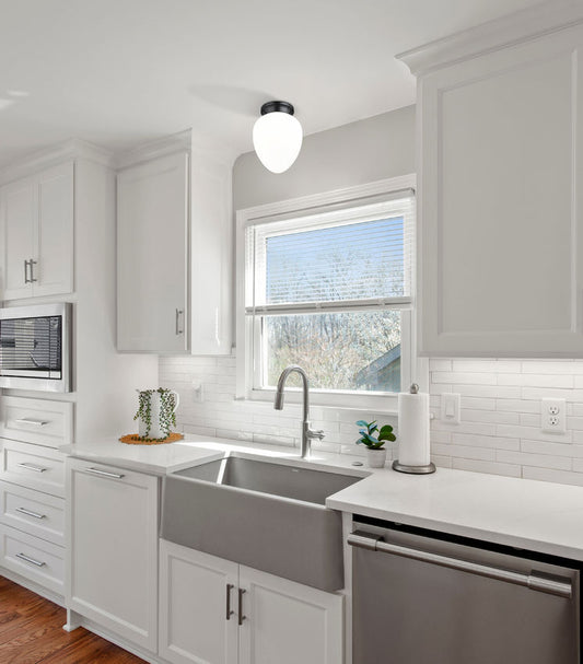 Gideon 10-in Flush mount