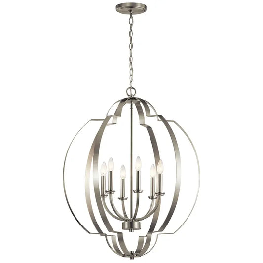 Voleta Foyer Chandelier 6Lt