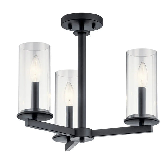 Crosby Chandelier/Semi Flush 3Lt