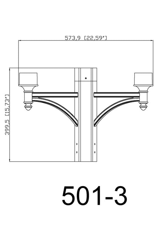 Outdoor Post Top Adapter