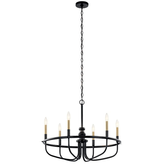 Capitol Hill Chandelier 6Lt