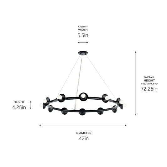 Palta Chandelier 12Lt