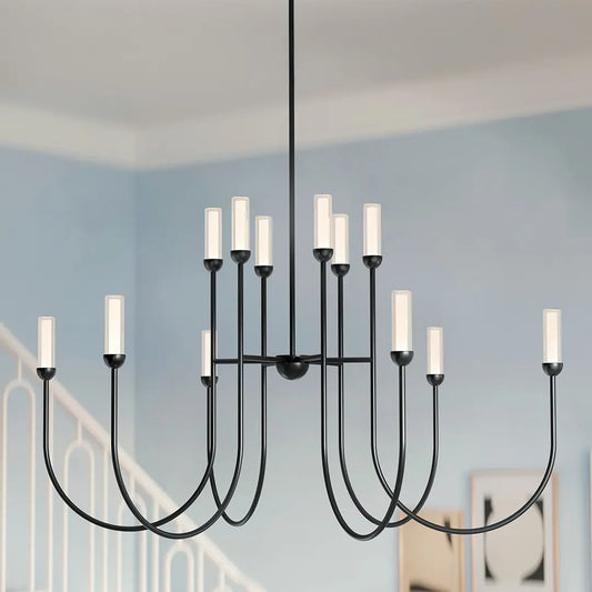 Moraine Chandelier Extra Large Multi Tier 12Lt