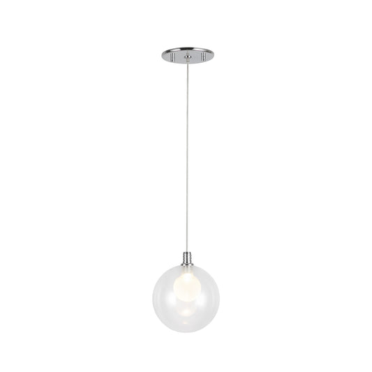 Bolla 6-in Chrome LED Pendant