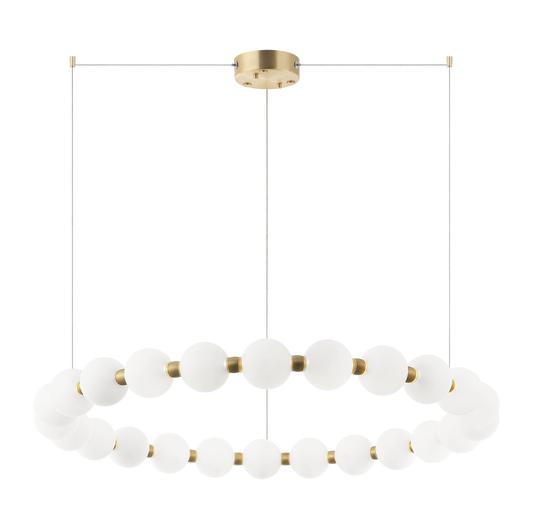 D32" "ONI" OXIDIZED GOLD CHANDELIER