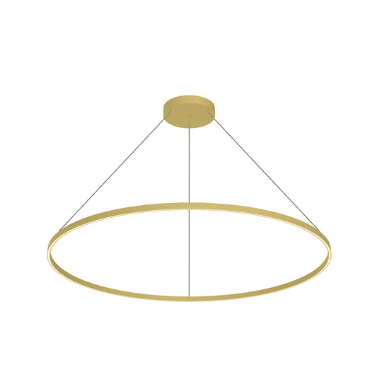 Cerchio 60-in Brushed Gold LED Pendant