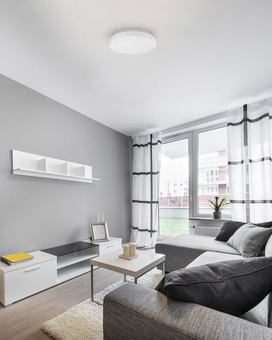 Collins 11-in White LED Flush Mount