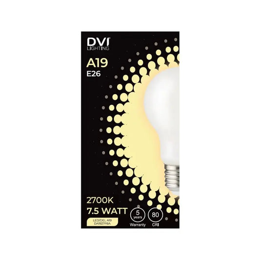 A19 E26 7.5W Opal