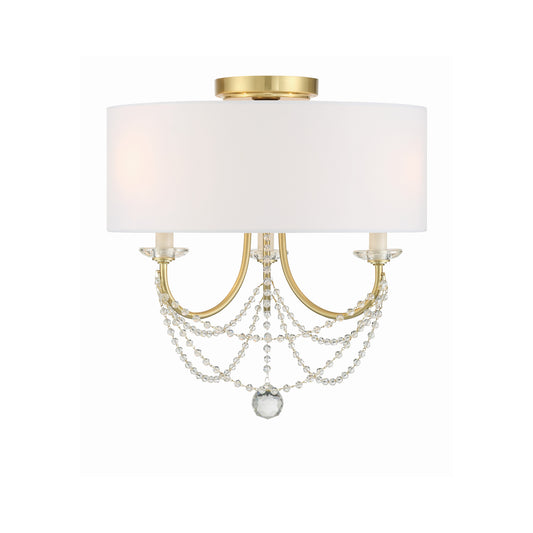 Delilah 15.75'' Semi Flush Mount