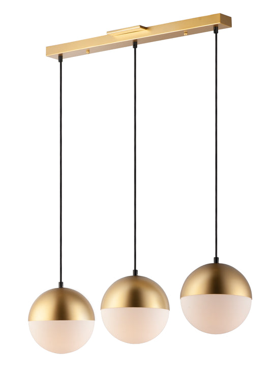 Half Moon 3-Light LED Pendant