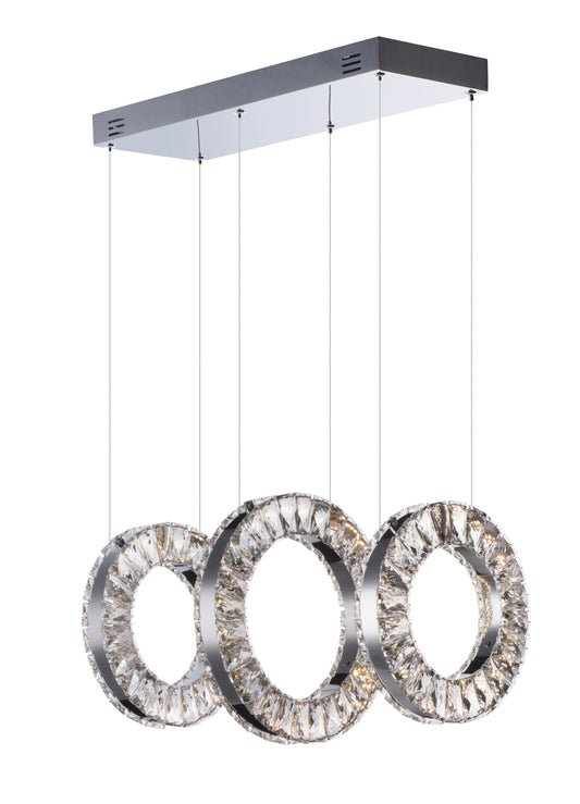 Charm 3-Light LED Linear Pendant