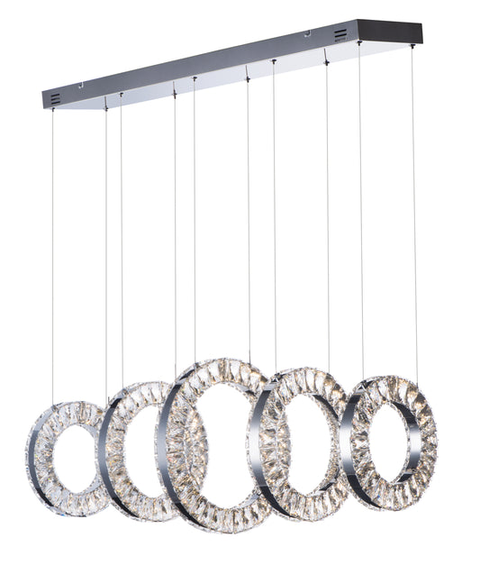 Charm 5-Light LED Linear Pendant