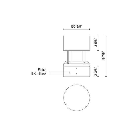 Novato Exterior Bollard