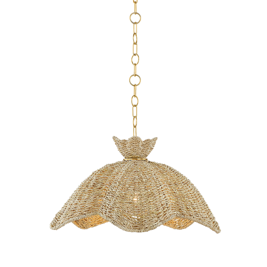 Mitzi SOLIE Pendant in AGED BRASS