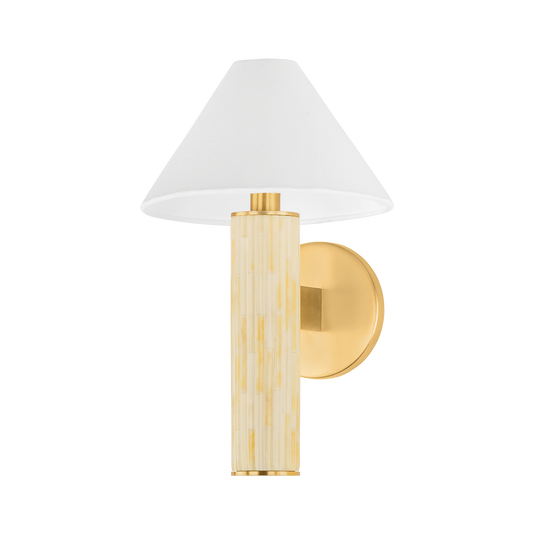 Mitzi CLOVER Wall Sconce in AGED BRASS