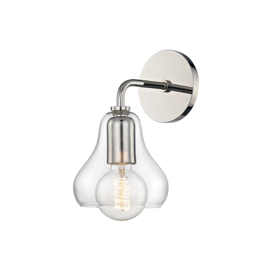 Mitzi Sadie Wall Sconce in Polished Nickel