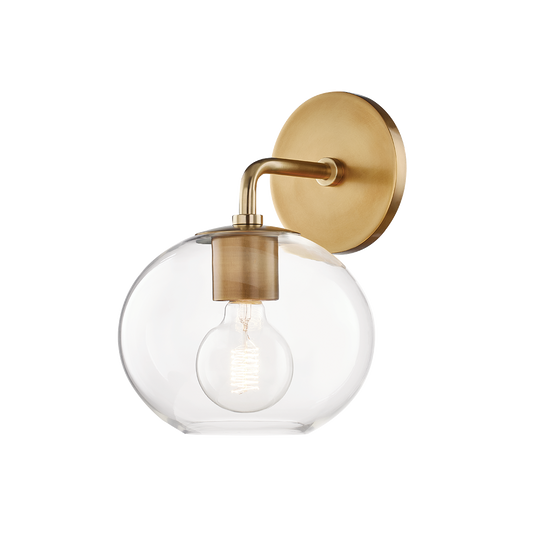 Mitzi Margot Wall Sconce in Aged Brass