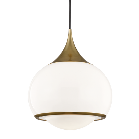 Mitzi Reese Pendant in Aged Brass