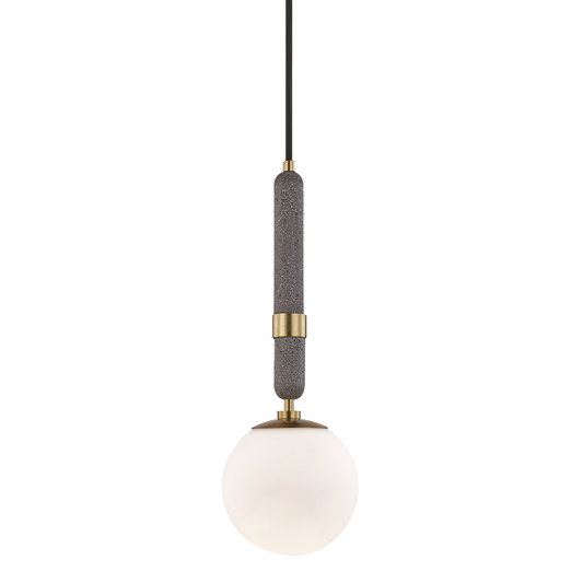 Mitzi Brielle Pendant in Aged Brass
