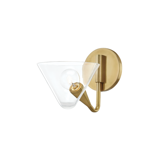 Mitzi Isabella Wall Sconce in Aged Brass