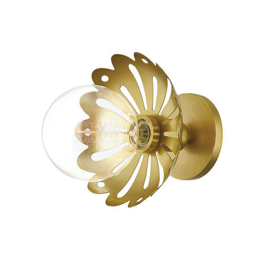 Mitzi Alyssa Wall Sconce in Aged Brass