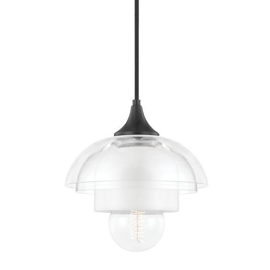 Mitzi Ruby Pendant in Old Bronze