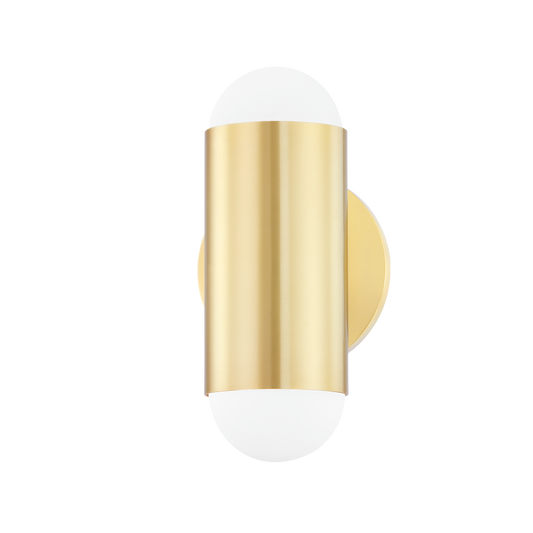 Mitzi Kira Wall Sconce in Aged Brass