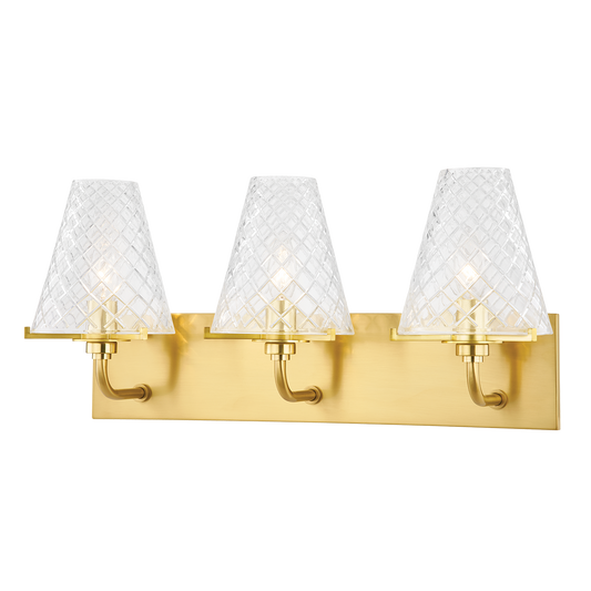 Mitzi Irene Bath and Vanity in Aged Brass