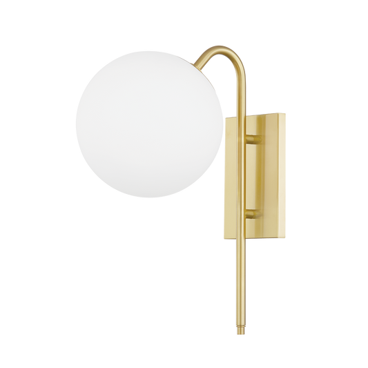 Mitzi Ingrid Wall Sconce in Aged Brass