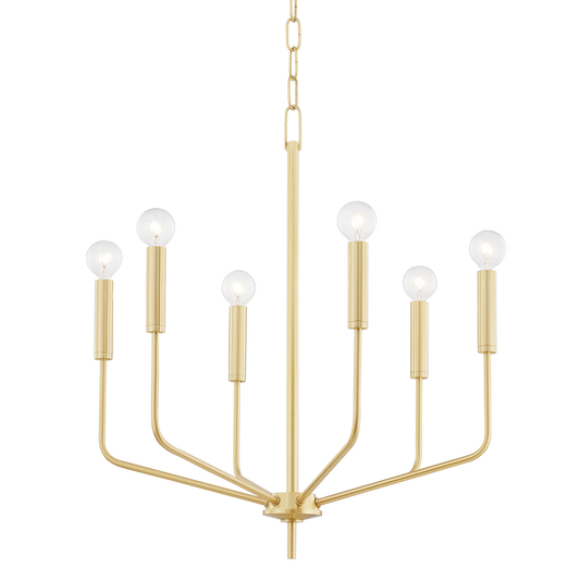 Mitzi Bailey Chandelier in Aged Brass