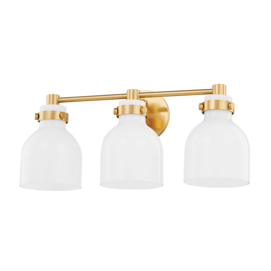 Mitzi Elli Bath and Vanity in Aged Brass