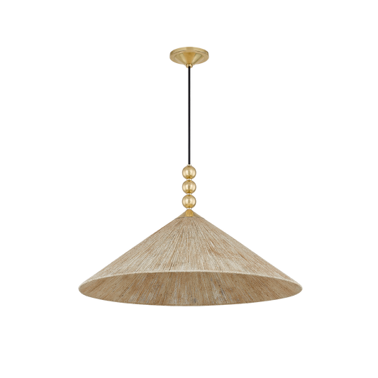 Mitzi SONG Pendant in AGED BRASS