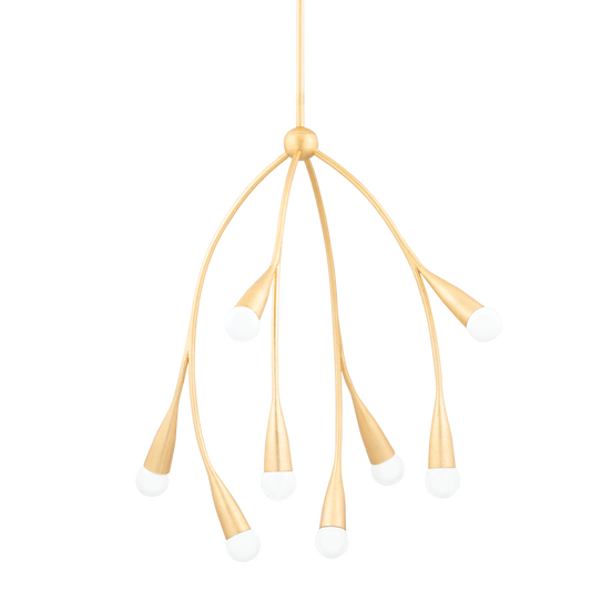 Mitzi Elsa Chandelier in Gold Leaf