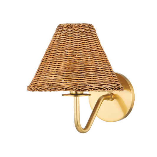 Mitzi Issa Wall Sconce in Aged Brass