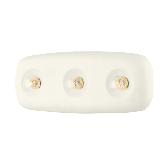 Mitzi Colleen Bath and Vanity in AGED BRASS/SATIN IVORY