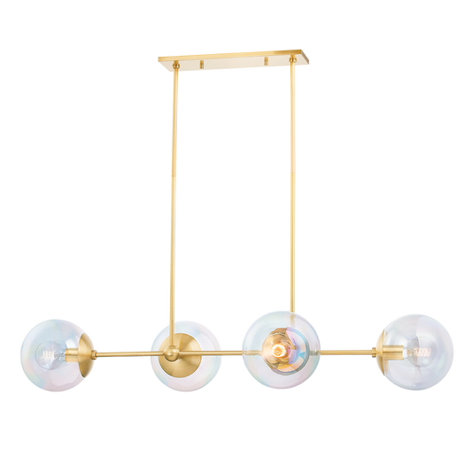 Mitzi OPHELIA Island Light in Aged Brass