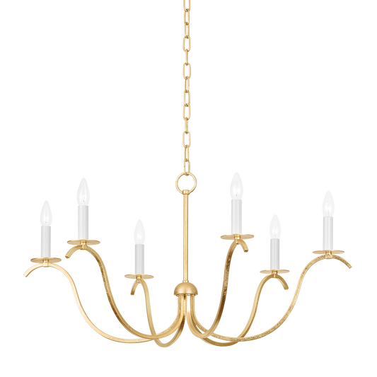 Mitzi JACLIN Chandelier in Gold Leaf