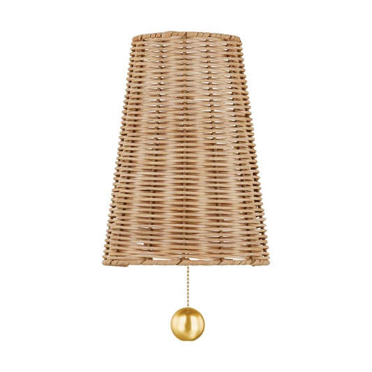 Mitzi NAIDA Wall Sconce in Aged Brass
