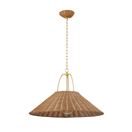 Mitzi Davida PENDANT in Aged Brass