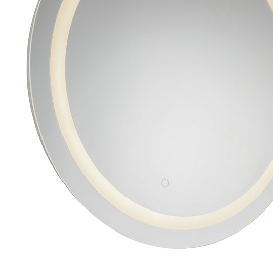 Hillmont 32-in Sandblasted Merc Edge LED Vanity Mirror
