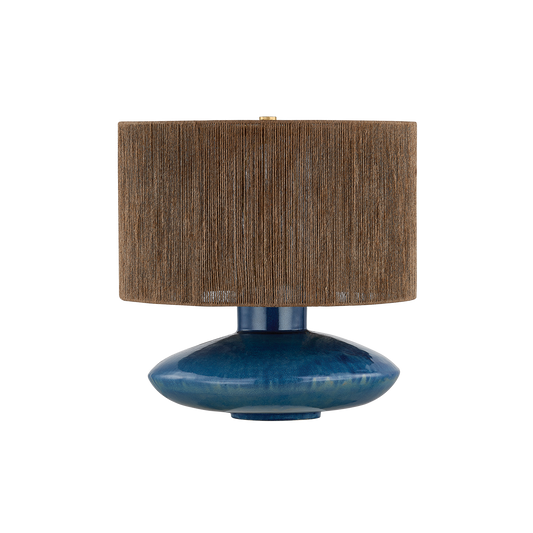Mitzi Enya Table Lamp in AGED BRASS/CERAMIC SHADOW AMPHORA