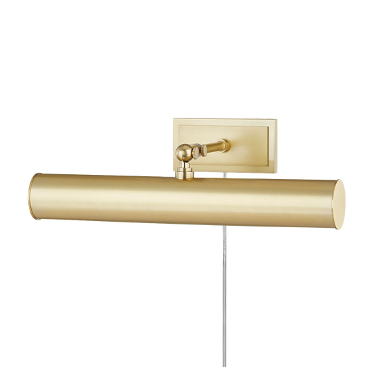 Mitzi Holly Plug-In Picture Light in Aged Brass