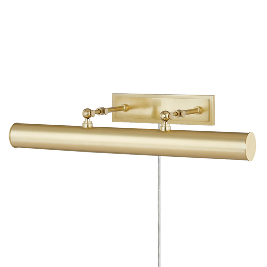 Mitzi Holly Plug-In Picture Light in Aged Brass