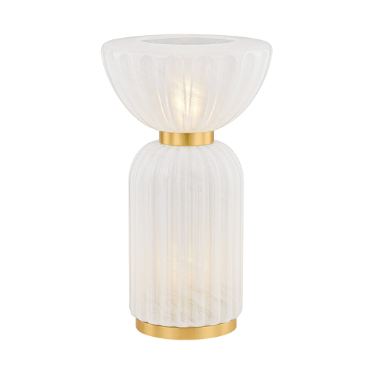 Mitzi CORDELIA Table Lamp in AGED BRASS